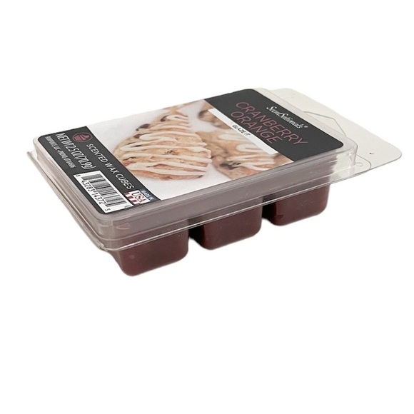 ScentSationals Cranberry Orange Glaze It Scented Melting Wax Cubes 2.5 oz - Picture 3 of 7